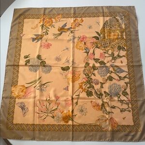 Vintage Valentino Silk Scarf — 34” square